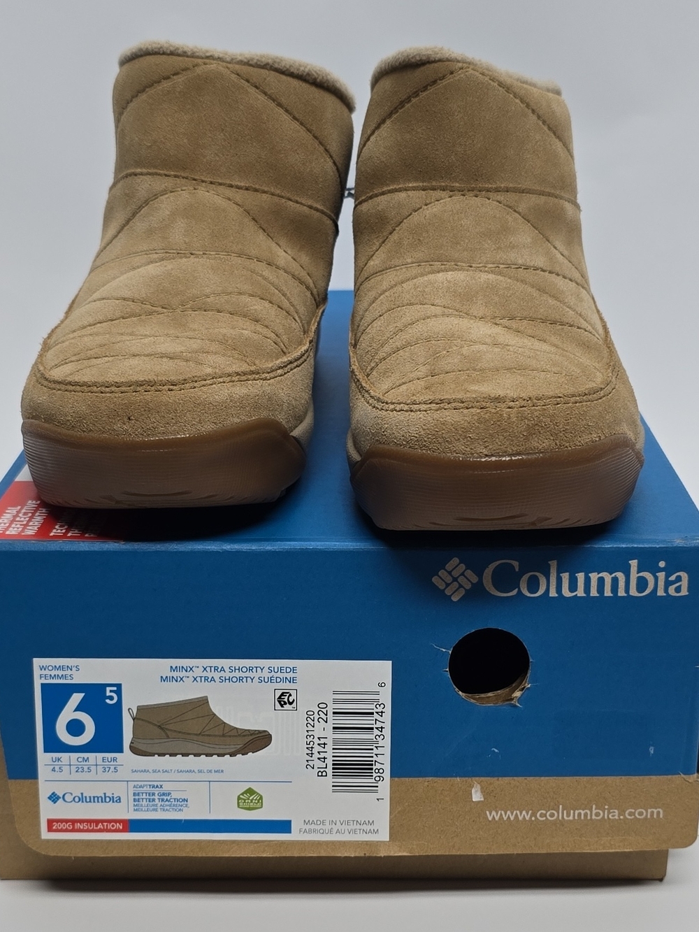 Columbia Minx Xtra Shorty Suede Winter Boots Women’s 6.5
